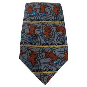 Scooby Doo Sports Mens Necktie  100% Silk Preowned